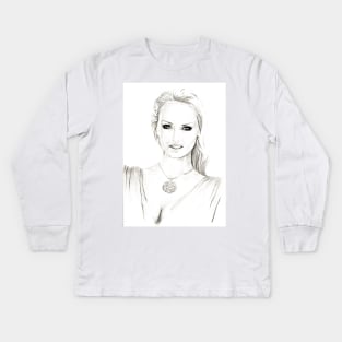 Adriana Sklenarikova Kids Long Sleeve T-Shirt